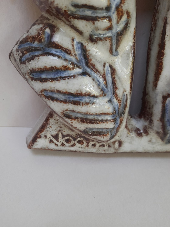 Large ceramic wall plaque Søholm signed Noomi Backhausen – Wall decoration (photo 3 of 5)