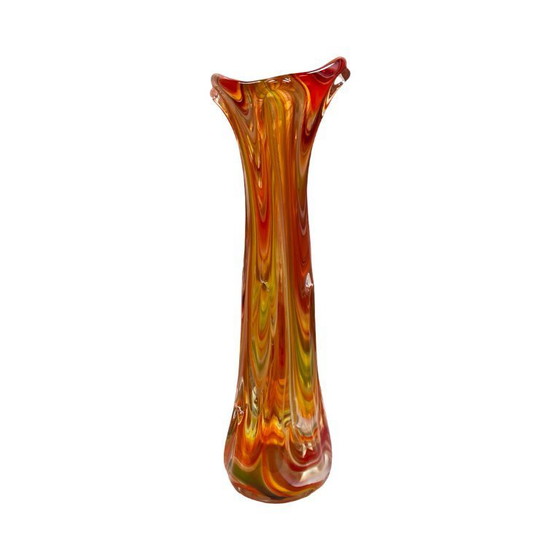 Image 1 of "Sękacz" vase – Ząbkowice Śląskie steelworks, Poland 1970s (42 cm)