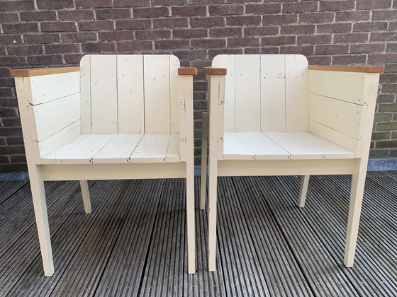 Image 1 of 2x sedia a secchiello Piet Hein Eek