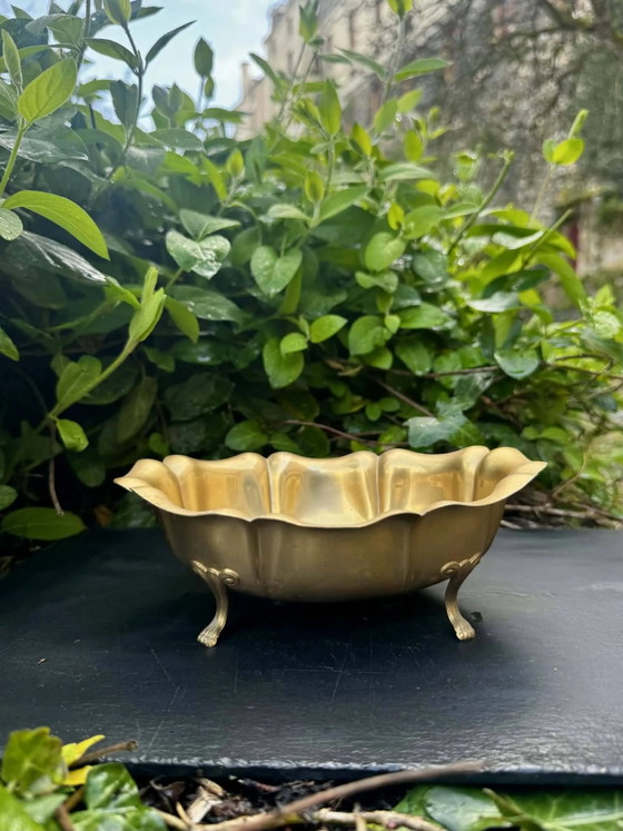 Bandeja de centro de mesa de latón estilo Luis XV. – Cuencos, Brass, Art Deco (photo 9 of 9)