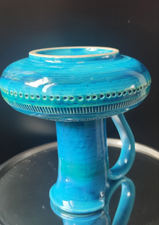 Image 1 of Aldo Londi pitcher, Bitossi, Rimini Blu series