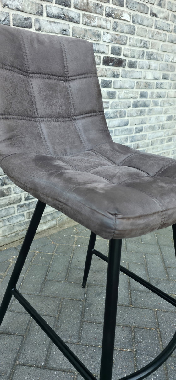 Image 1 of Tabourets de bar (2) anthracite, super bonne qualité !