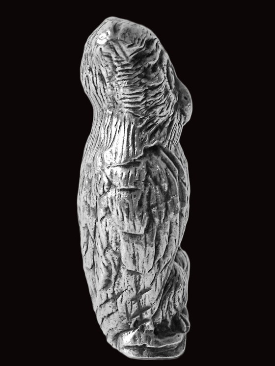 Image 1 of Premselaar - Gufo in argento massiccio - 40 grammi - Marcato