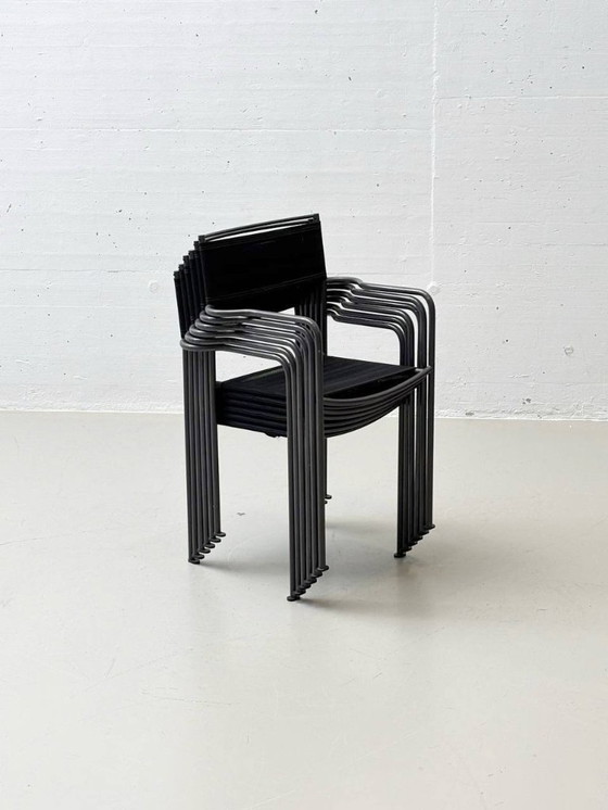 Image 1 of Spaghetti chairs with mesh upholstery by Giandomenico Belotti for Alias