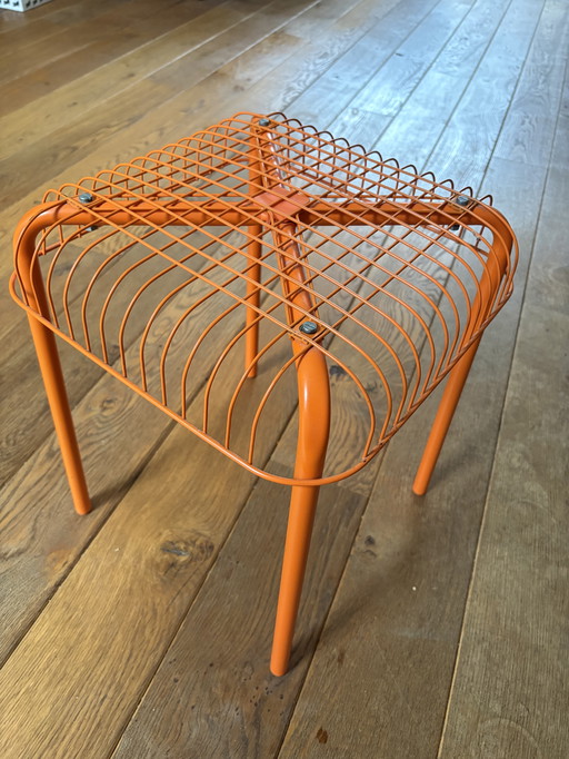 Ikea Västerön stool, orange