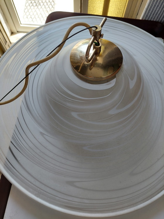 Image 1 of Suspension de grande taille, style futuriste, en verre de Murano