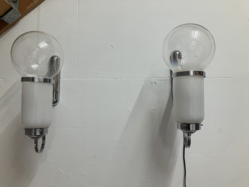 Vintage set of Italian design wall lamps from the 50s/60s