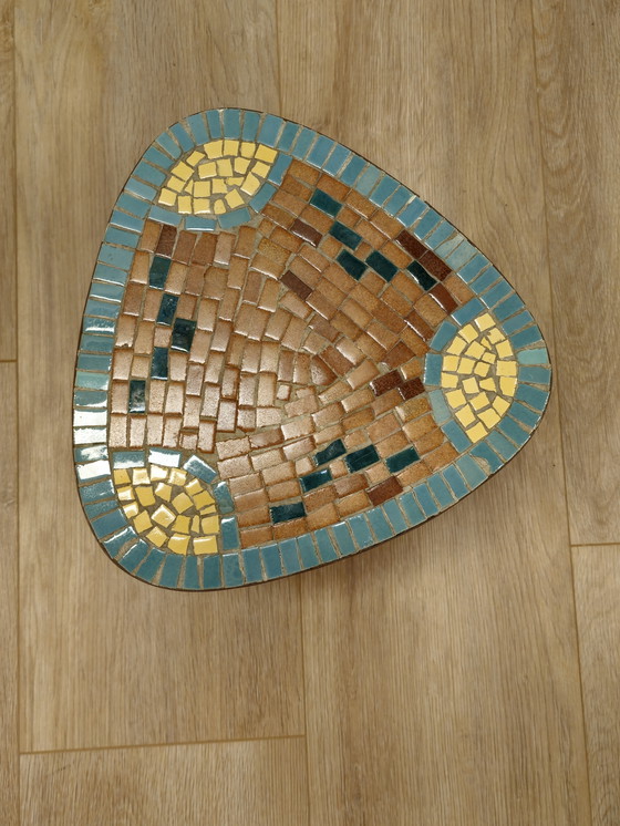Image 1 of Vintage Mosaic Side Table Plant Table Table