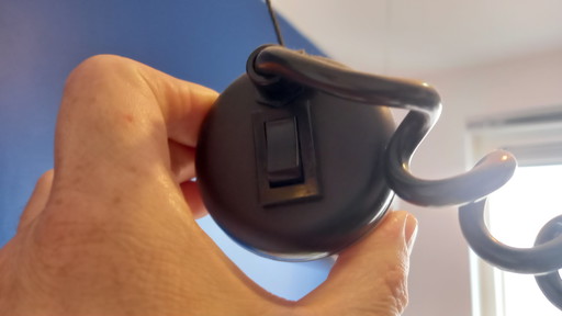 Vintage-Röhrenlampe für den Arbeitsplatz über dem Arbeitsplatz