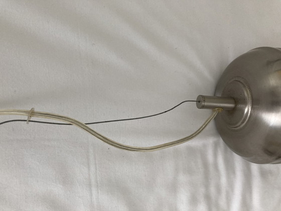 Image 1 of Giant opal glass pendant light by Agemob International, vintage 80s