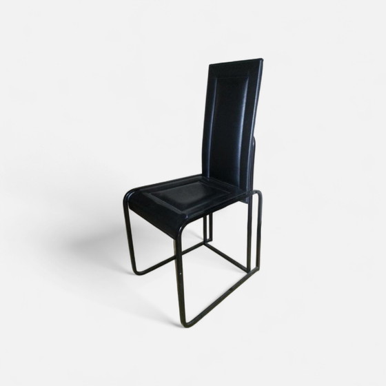 Image 1 of Postmoderne Architectonische Designset Van 3 Eetkamerstoelen
