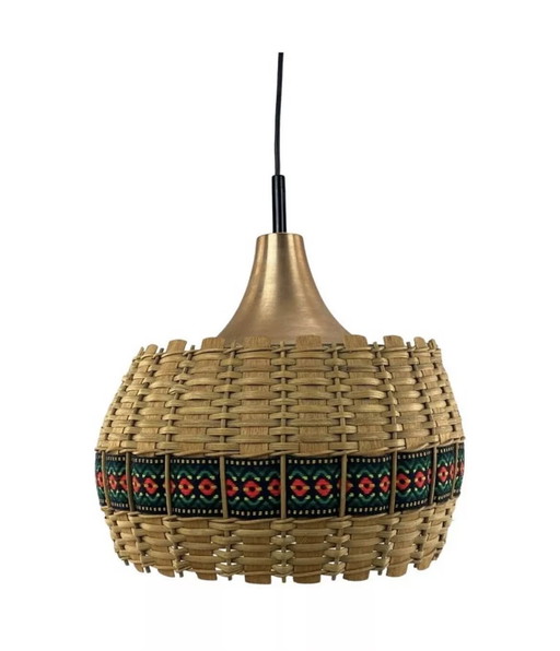 60's 70's Lampe Lampe de plafond Suspension Doria Verre Space Age Design