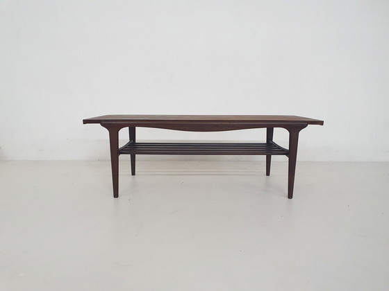 Image 1 of Table basse vintage avec plateau réversible, Pays-Bas années 1950