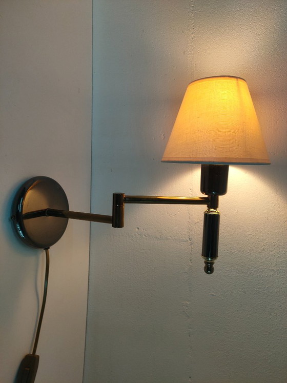Vintage brass swivel/hinged lamp (70s/80s) – HB, Wall lights, Other (photo 2 of 7)