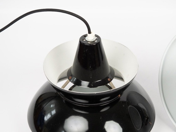 Image 1 of Paire de 2 lampes vintage danoises Doo Wop par Henning Klok, Louis Poulsen, années 1950