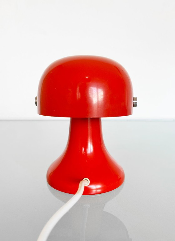 Image 1 of Vintage rood Eclipse tafellampje