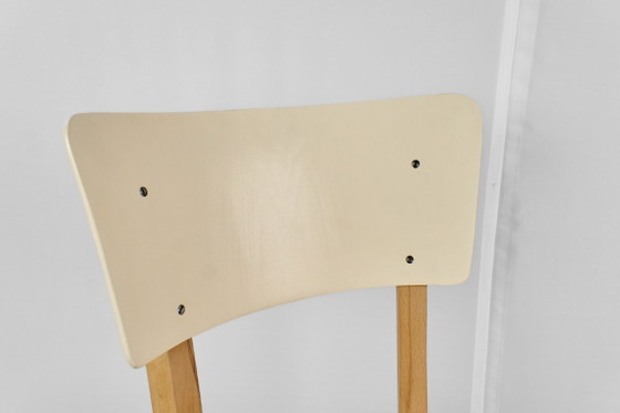 Set of 4 Dining Chairs, by TON, 1960s, Czechoslovakia – Wood (photo 14 of 16)