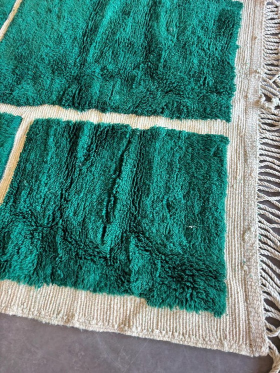 Image 1 of Marokkaans modern groen tapijt 2,5 x 1,6 m