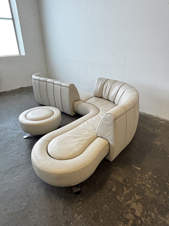 Image 1 of De Sede DS-1064 Designersofa Couch Leder taupe 