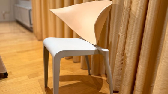 Kartell unique 2 Designer Boom Rang by Starck chairs, Dining chairs, Plastic, Beige, Modern (photo 2 of 9)