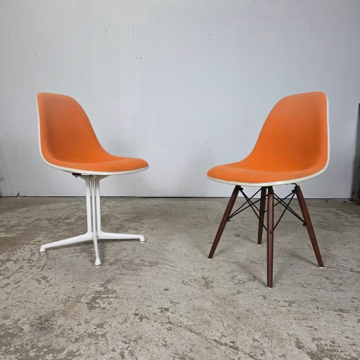 Eames Herman Miller, Fehlbaum Chaises vintage en fibre de verre