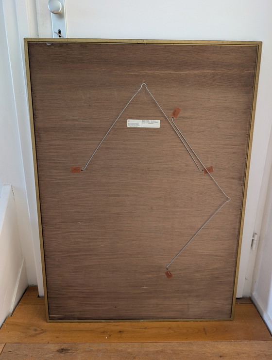 Image 1 of Vintage Dekundt luxe spiegel facet geslepen goud jaren 70 