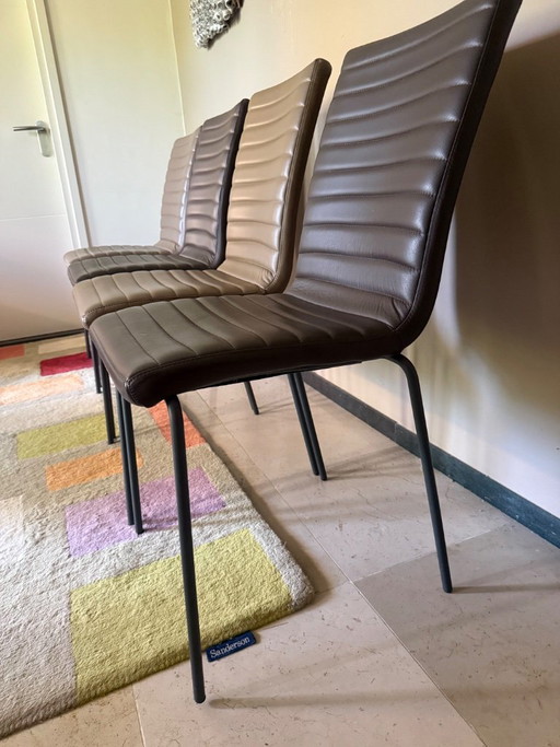 Sedie da pranzo MIDJ – eetkamerstoelen, Leather (photo 2 of 6)