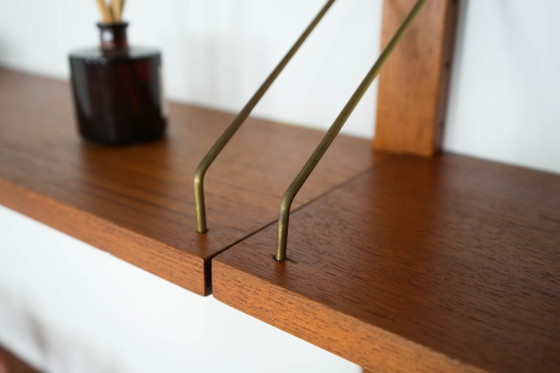 Teak modulair rekkensysteem van Kjell Riise, Brødrene Jåtog Møbelfabrikk, Noorwegen, jaren 60 – Wandrek (photo 16 of 24)