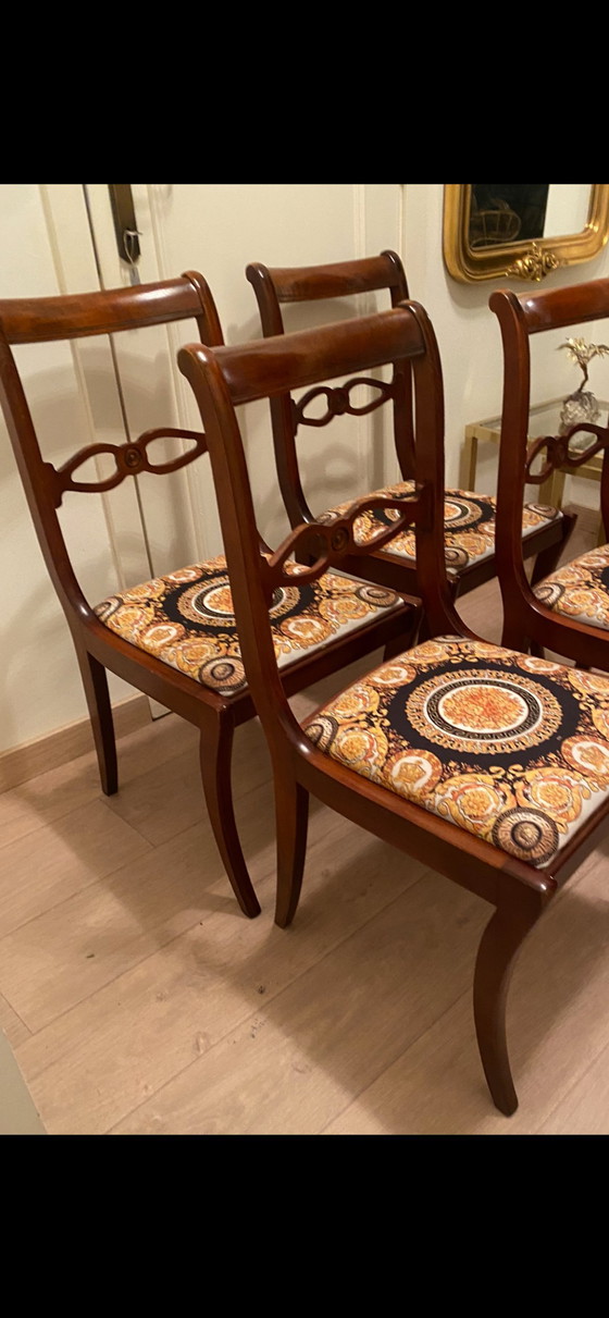 Image 1 of 2 braccioli + sedie da pranzo + 2 cuscini nuovi