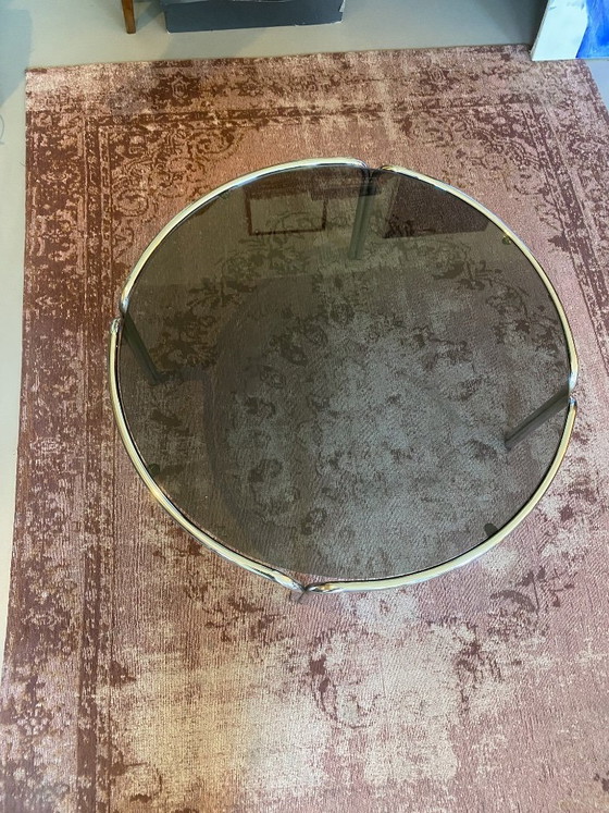 Image 1 of Italian Space Age Chrome Coffee Table