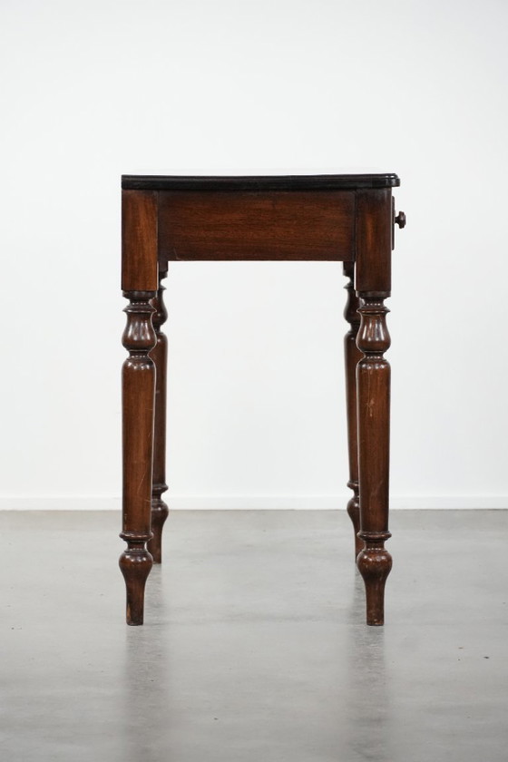 Image 1 of Beautiful, subtle antique English hallway cabinet/side table from the late 19th century