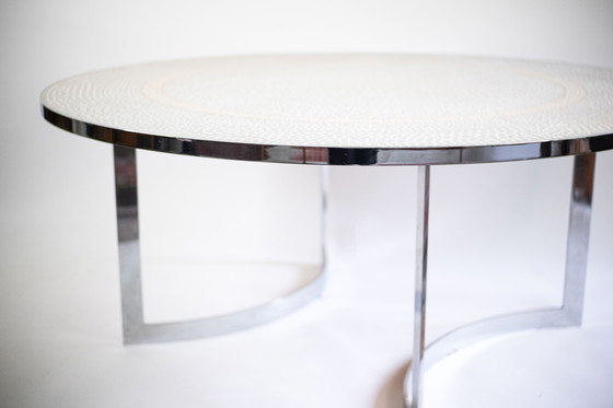 Image 1 of Round vintage mosaic table