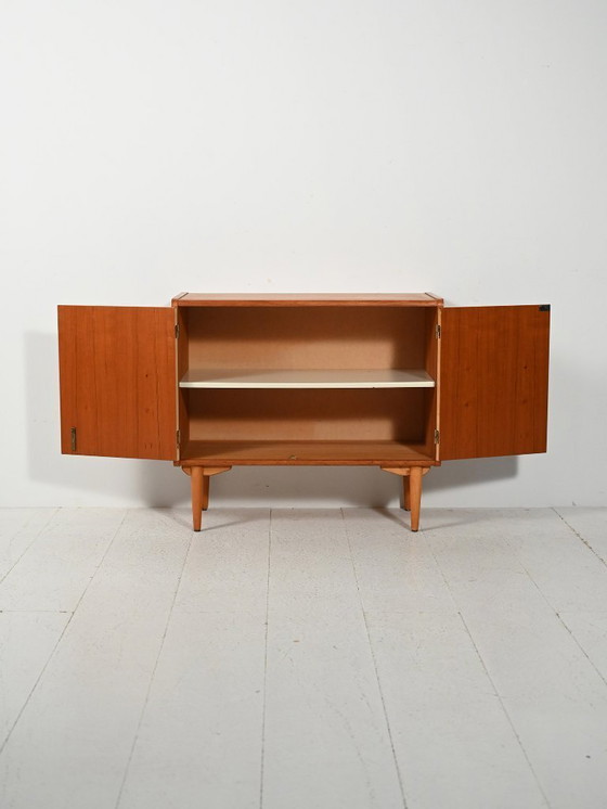 Image 1 of Scandinavische kast van teak en eikenhout van Sonett, jaren 60.