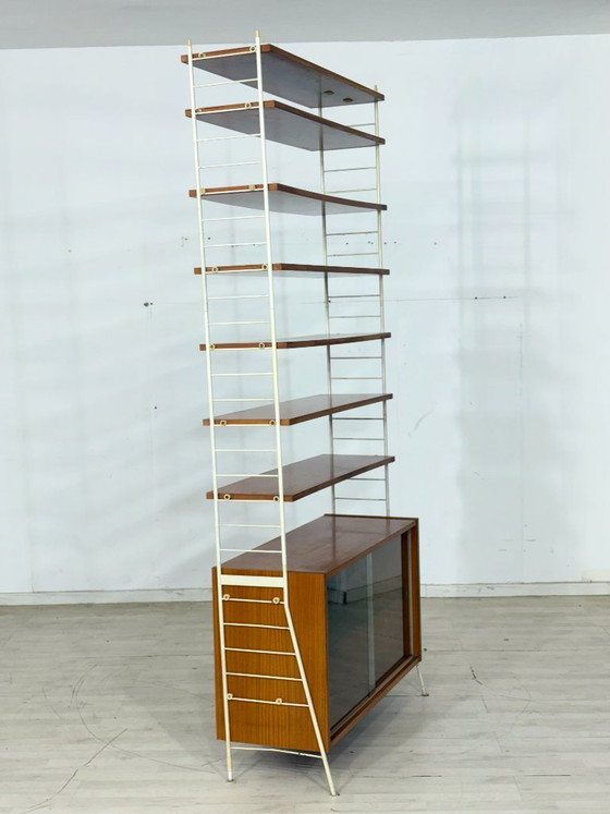 Image 1 of Estantería de pared modular de mediados de siglo, serie “Sybille” - década de 1960 / Estantería String