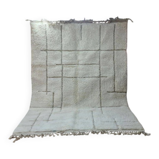 Tappeto BeniOuaren Moderno Bianco 300x200 cm
