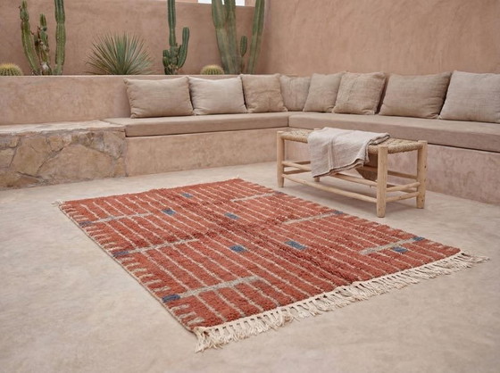 Image 1 of Berber Beni Ouraine rug with colorful patterns, 200x300 cm