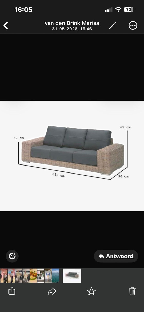 Image 1 of 4SO 4 Seasons Outdoor Kingston Lounge-Set