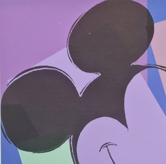 Image 1 of D'après Andy Warhol, Mickey Mouse, années 1980, lithographie