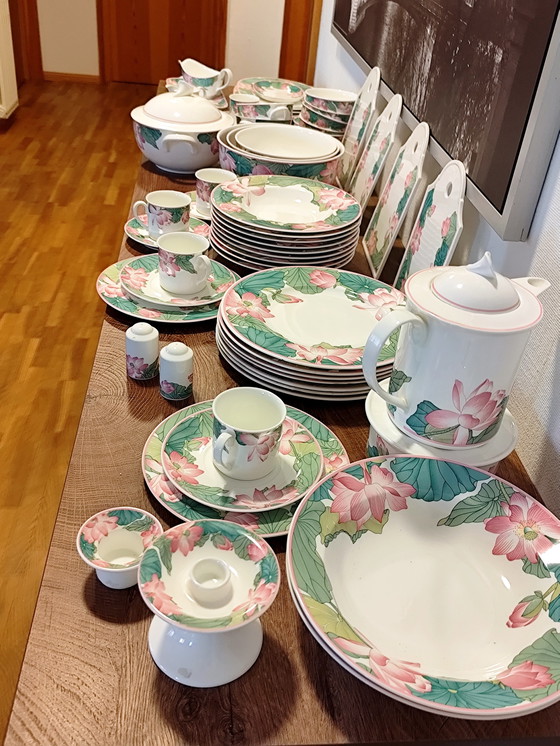 Image 1 of Villeroy & Boch „Jade“ Bone China Speise- und Kaffeeservice – 66 Teile + Extras
