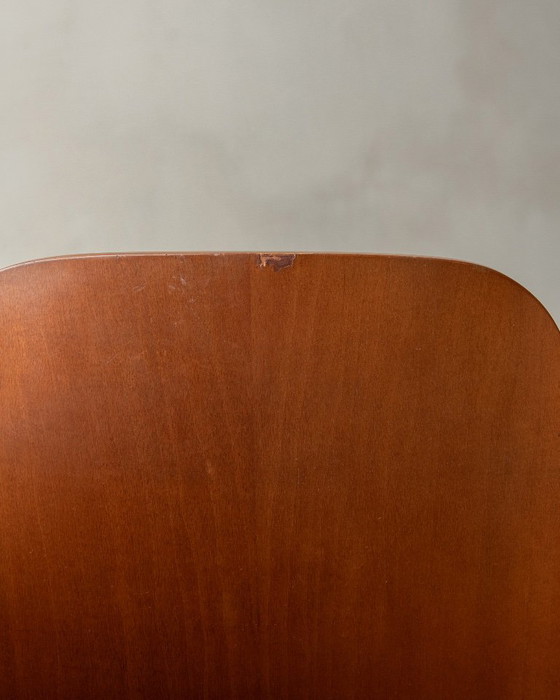 Sillas de comedor italianas de contrachapado, atribuidas a Molteni, años 70, juego de 4 – Molteni&C, Wood (photo 16 of 24)