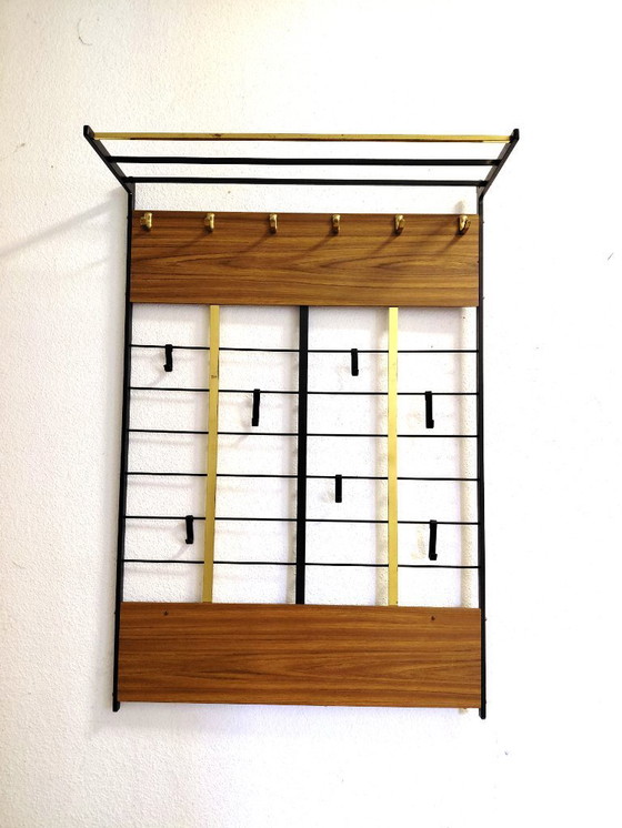 Image 1 of Sixties wall wardrobe with umbrella stand