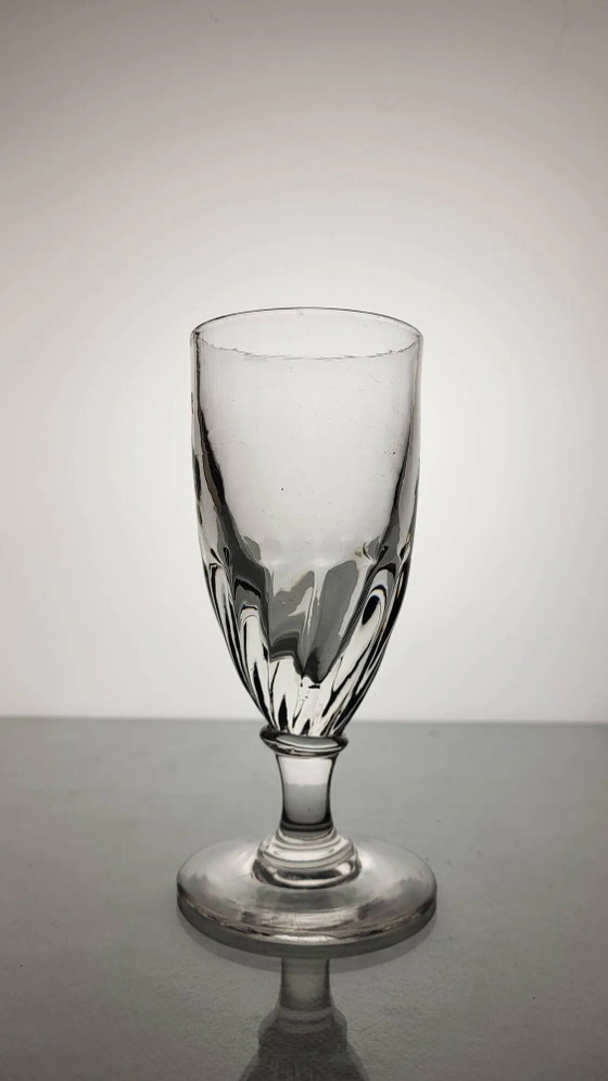 6 bicchieri da vino/assenzio del XIX secolo – Bicchieri e caraffe, Cristallo, Vetro (photo 7 of 9)