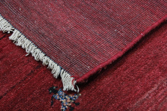 Image 1 of Original Persian carpet Gabbeh Ghashghai oriental carpet 192 cm x 119 cm old natural