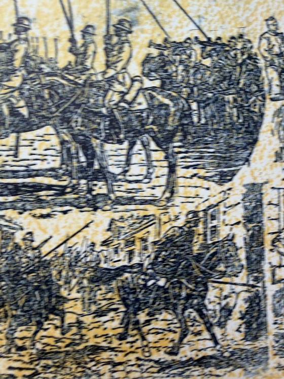 Image 1 of Max Ernst – (1891–1976) Ausstellungsplakat „La Ballade du Soldat“ (1972, Galerie Berggruen), gedruckt in Frankreich