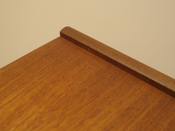 Mobile danese in teak con ante scorrevoli, Mid-Century Modern, anni '70 – Armadi contenitori, Legno (photo 10 of 15)