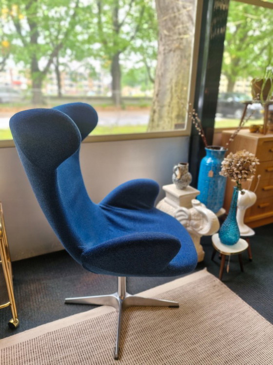 Fauteuil Egg Chair vintage des années 70, style danois – Wool (photo 6 of 13)