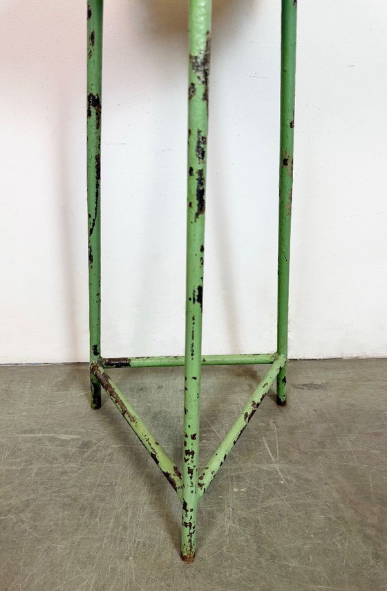 Image 1 of Tabouret d'atelier industriel vert, années 1960