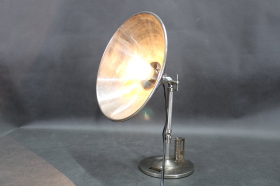 Image 1 of  1930 Verchroomde Tafellamp van Profundus, Oostenrijk