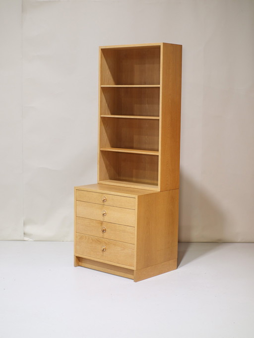 Børge Mogensen bibliothèque commode chêne danois vintage