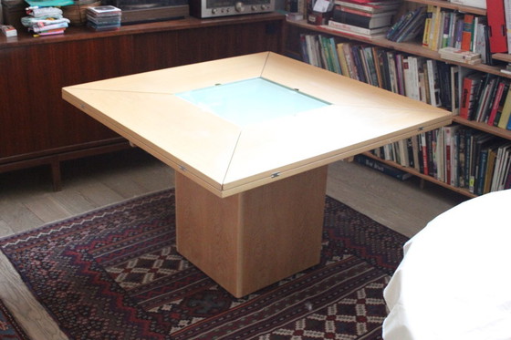 Image 1 of Tavolino trasformabile "cirkante" di Bob & Dries Vanden Berghe per Vanden Berghe Pauvers, Belgio 1970